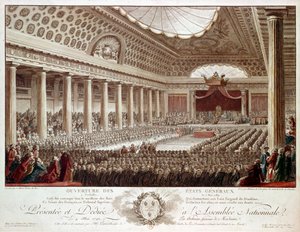 Zahájení generálního stavovského sněmu ve Versailles ... od Isidore Stanislas Helman