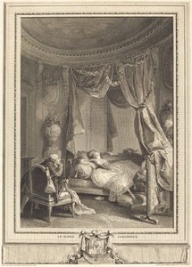 Nebezpečný román od Isidore Stanislas Helman after Nicolas Lavreince