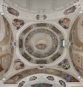 Ráj s věčným otcem, kolem 1623-34 (freska) (detail 3496185)