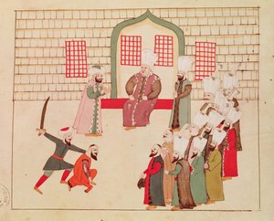 Paní 1671 Vezír přihlížející popravě od Islamic School