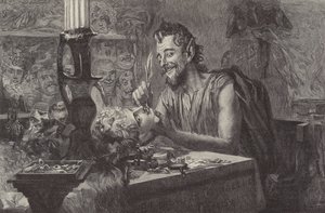Der Teufel Schafft Masken od Ismael after Gentz