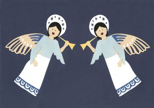Cherubs, 2014 (řezaný papír)