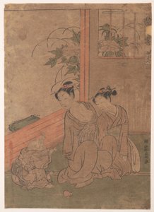 Paní Tō od Isoda Koryusai