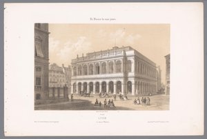 Pohled na lyonskou operu Lyons. Le Grand Theatre (název na objektu) Současná Francie (název série) La France de nos jours (název série na objektu)