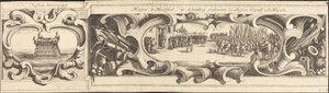 Obležení La Rochelle [deska 14 ze 16; sada obsahuje 1952.8.97-112] od Israel Henriet or Abraham Bosse after Jacques Callot