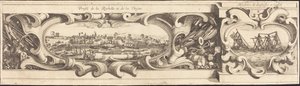 Obležení La Rochelle [deska 16 z 16; sada obsahuje 1952.8.97-112] od Israel Henriet or Abraham Bosse after Jacques Callot