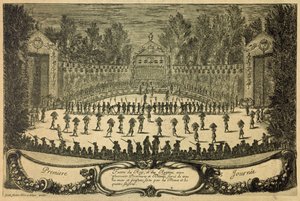 Slavnosti ve Versailles od Israel Sylvestre