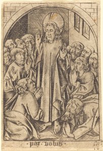 Kristus se zjevuje učedníkům, c. 1465. od Israhel van Meckenem