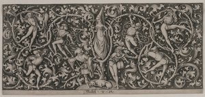 Ornament s tancem milenců od Israhel van Meckenem