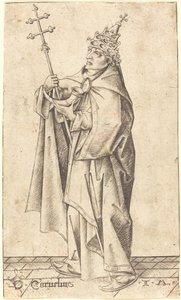 Svatý Kornélius, c. 1470. od Israhel van Meckenem