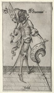 Svatý Quirinus. od Israhel van Meckenem