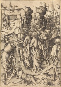The Betrayal, c. 1480. od Israhel van Meckenem