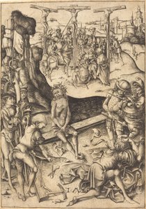 Ukřižování, c. 1480. od Israhel van Meckenem