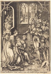 Smrt Lukrécie, c. 15001503. od Israhel van Meckenem