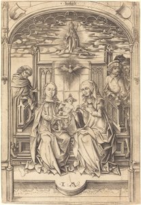 Svatá rodina, c. 14751480. od Israhel van Meckenem