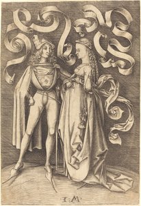 Rytíř a dáma, c. 14951503. od Israhel van Meckenem