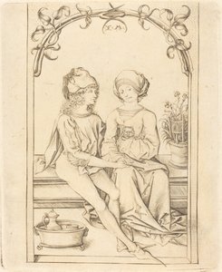 Milenci, c. 1490. od Israhel van Meckenem