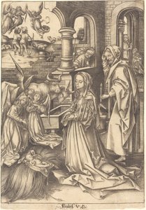 Narození Páně, c. 14901500. od Israhel van Meckenem