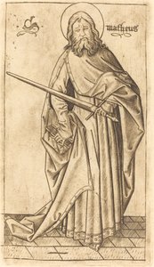 Svatý Pavel (?) nebo svatý Matouš (?) od Israhel van Meckenem after Master E.S.