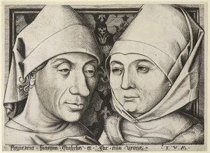 Autoportrét s manželkou Idou, c. 1490