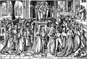 Tanec u Herodova dvora, c. 1500