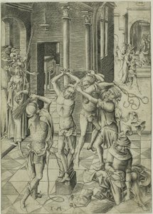 Bičování od Israhel van Meckenem the younger