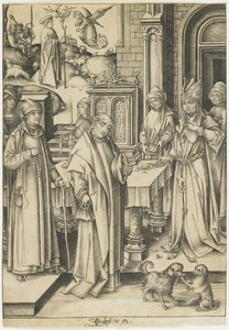 Velekněz odmítá Joachimovu oběť, c. 1490-1500