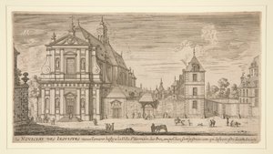 Jezuitský noviciát v St. Germain des Pres od Israël Silvestre