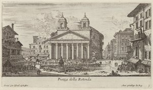 Piazza della Rotonda od Israël Silvestre