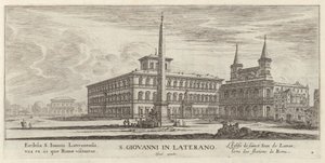 S. Giovanni v Lateranu od Israël Silvestre