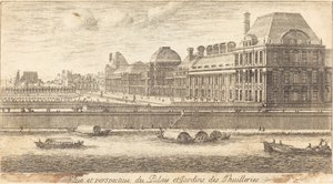 Veue et Perspective du Palais et Jardins des Tuileries od Israël Silvestre
