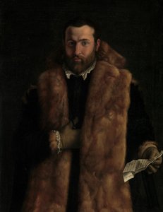 Portrét muže v kožichu lemovaném, ca. 1540.