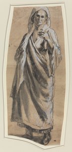 Studie stojící ženy od Italian 18th Century