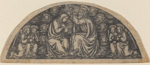 Korunovace Panny Marie od Italian 18th or 19th Century