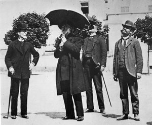 Zobrazenou osobou je skladatel a libretista ARRIGO BOITO (Padova, 24. února 1842 - Milán, 10. června 1918). od Italian Photographer