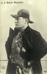 Benito Mussolini od Italian Photographer