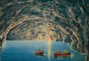 Capri: Grotta Azzurra (barevné foto) od Italian Photographer