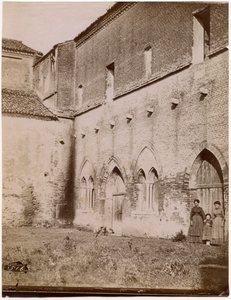 Exteriér kapitulní síně, opatství Pomposa, Emilia-Romagna, Itálie, fotografie Luigi Ricci, Ravenna od Italian Photographer