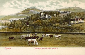 Fiesole, Florencie, Itálie od Italian Photographer