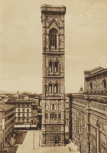 Firenze / Florencie: Katedrála, Campanile, Giotto (černobílá fotografie) od Italian Photographer