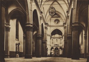 Firenze / Florencie: Interiér katedrály Duomo (černobílá fotografie) od Italian Photographer