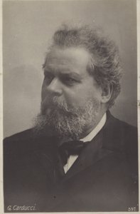 Giosue Carducci (1835-1907), italský básník, nositel Nobelovy ceny od Italian Photographer