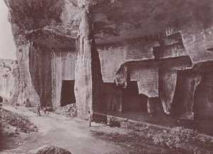 Itálie: Syrakusy, Latomia del Paradiso (č/b foto) od Italian Photographer