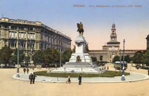 Milán, Itálie, Foro Bonaparte, Palazzo Dell Eden od Italian Photographer