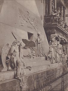 Monumento A Canova (černobílá fotografie) od Italian Photographer
