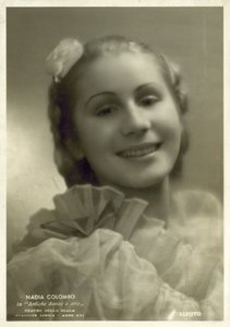 Nadia Colombo, italská balerína (č/b foto) od Italian Photographer