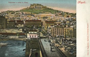 Neapol, Itálie, Panorama, Castel S Elmo od Italian Photographer