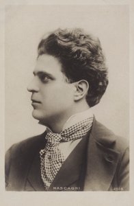 Pietro Mascagni , italský skladatel od Italian Photographer
