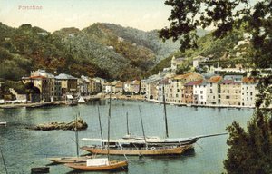Portofino, Itálie (barevná fotografie) od Italian Photographer