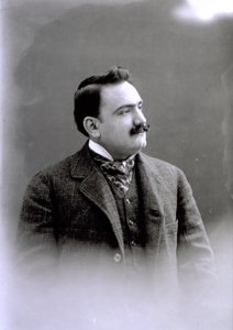 Portrét Enrica Carusa, kolem roku 1900 od Italian Photographer